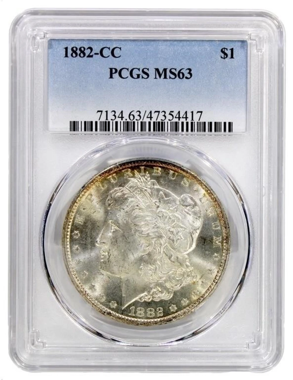 PCGS MS-63 1882-CC Morgan Dollar