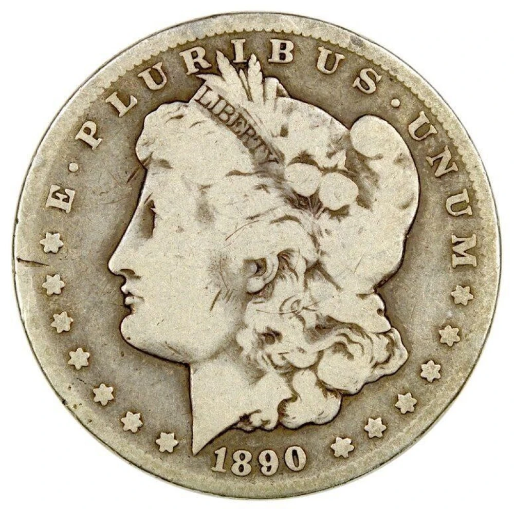 G-VG 1890-CC Morgan Dollar