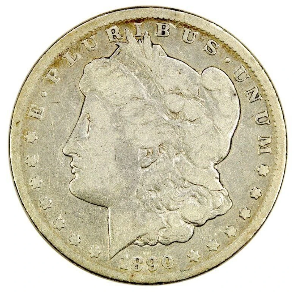 VG-F 1890-CC Morgan Dollar