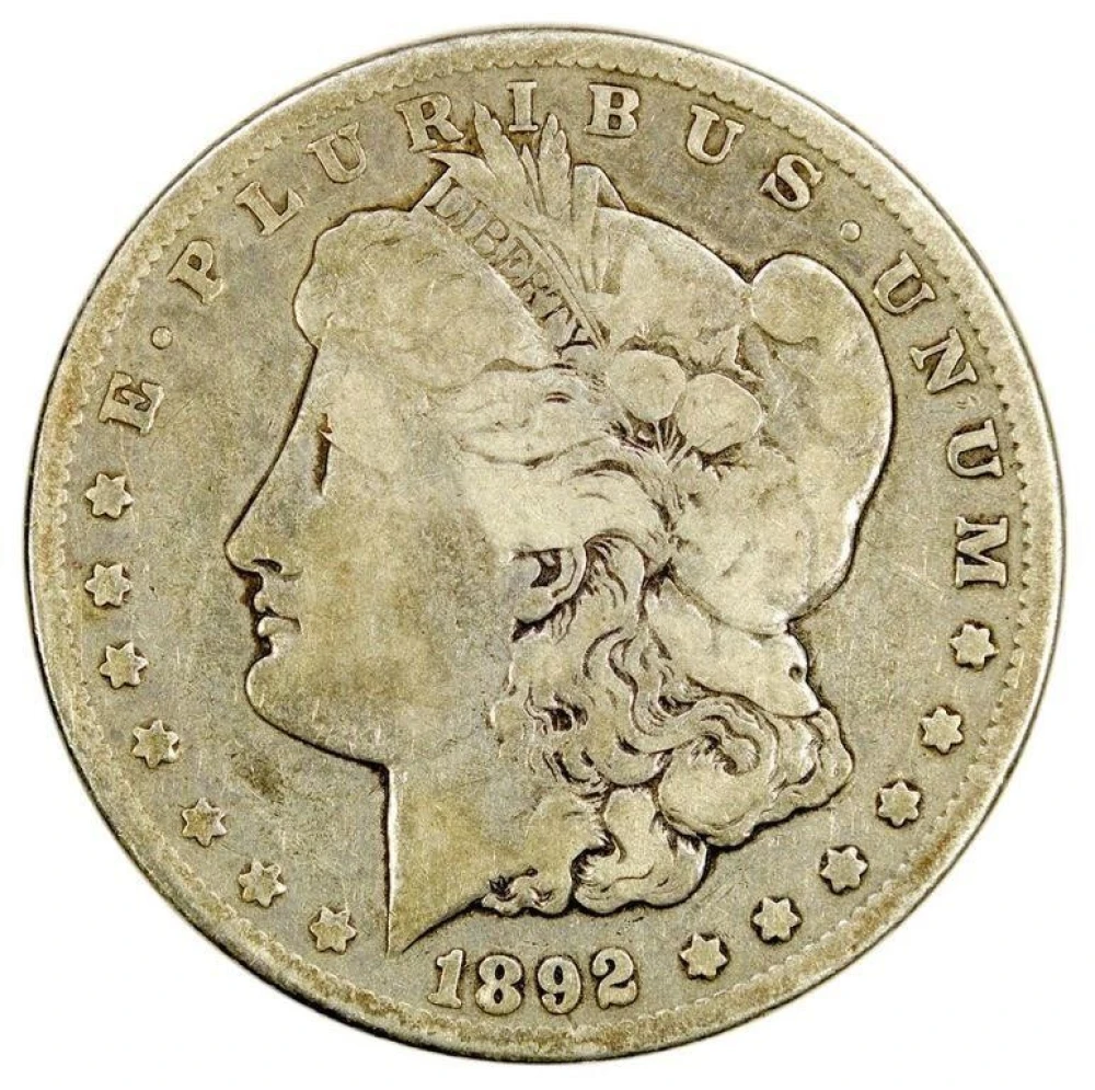 F-12 1892-CC Morgan Dollar