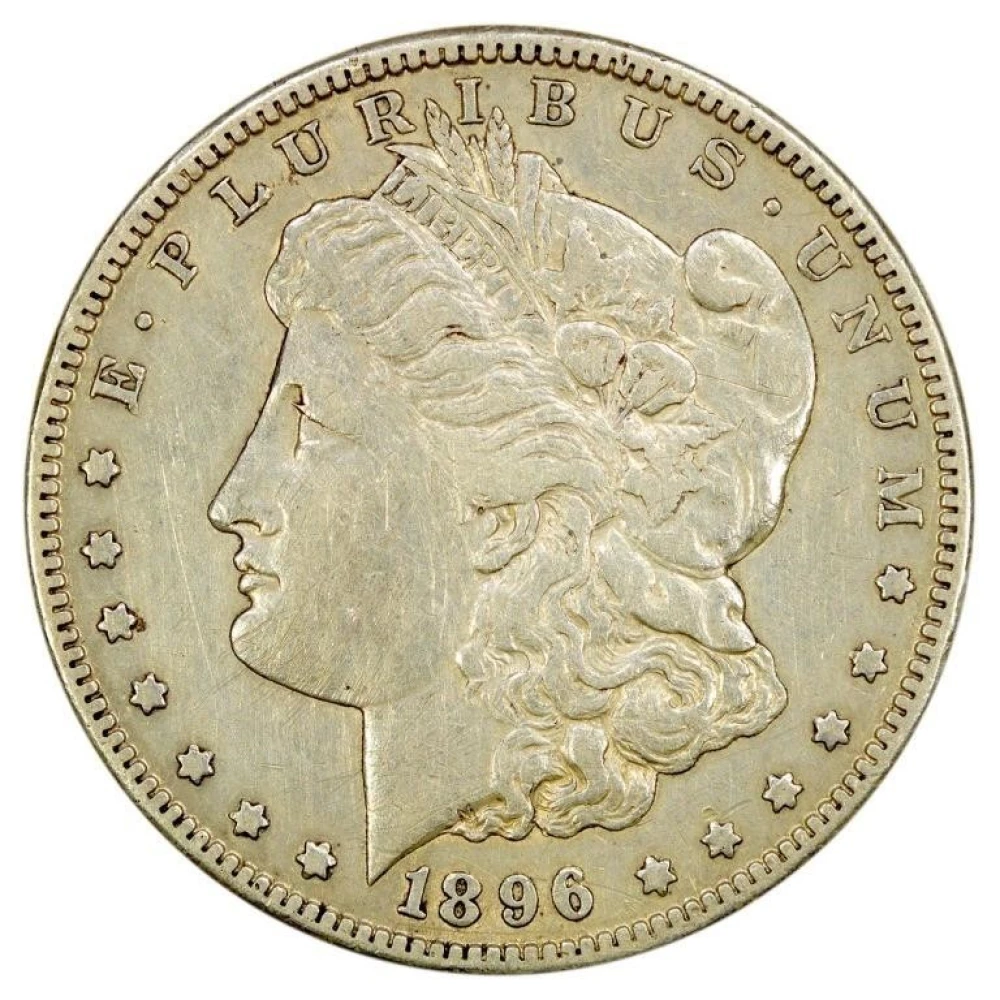 EF-45 Details 1896-S Morgan Dollar