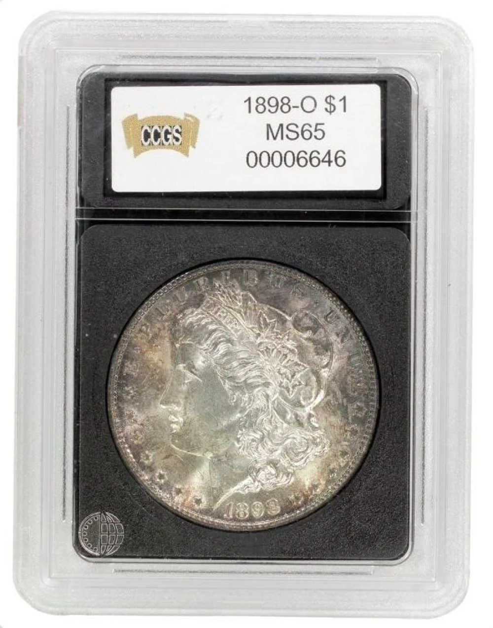 Generic Certified Colorful 1898-O Morgan Dollar