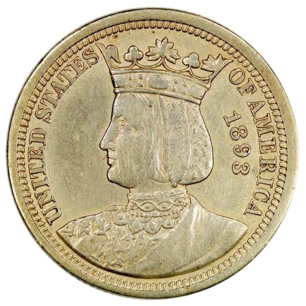 EF-40 Details 1893 Isabella Quarter
