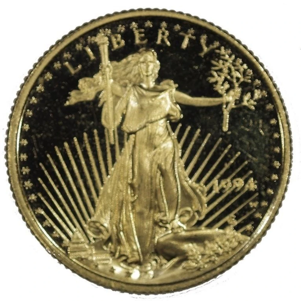 Proof 1994 1/4 Ounce Gold Eagle