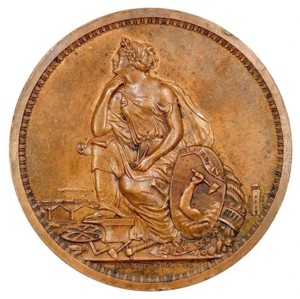 1869 Mass Mechanic Bronze Medal