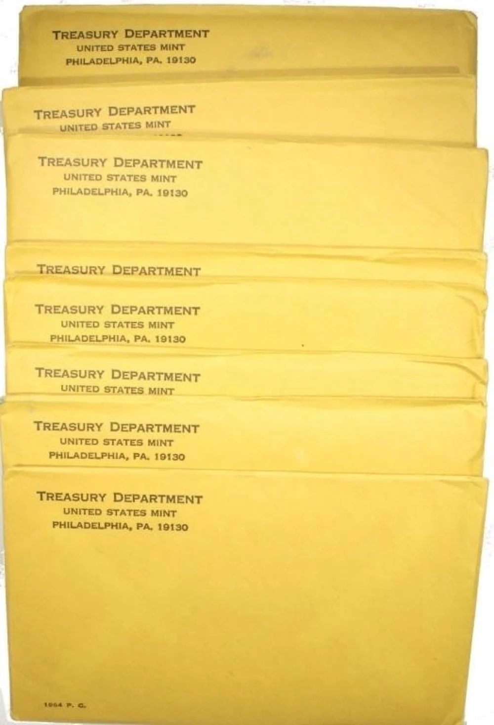 10 Still Sealed 1964 Proof Sets