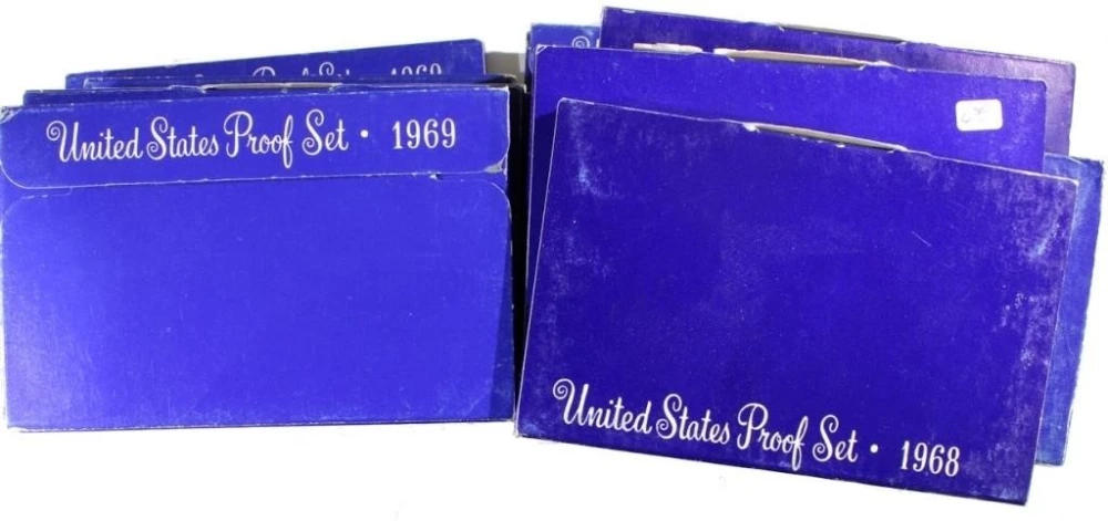 17 pcs 1968-69 Proof Sets
