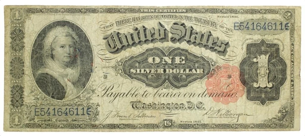 VG-F 1891 Martha Washington $1