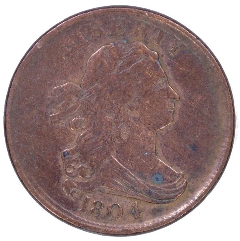 VF-20 1804 Half Cent