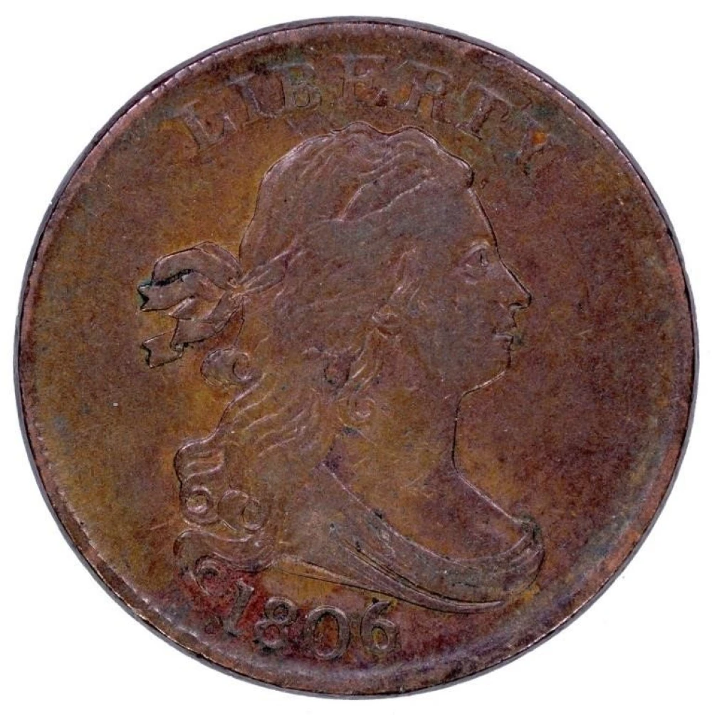 VF-30 1806 Half Cent