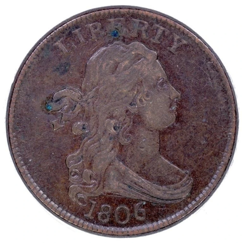 EF-40 1806 Half Cent