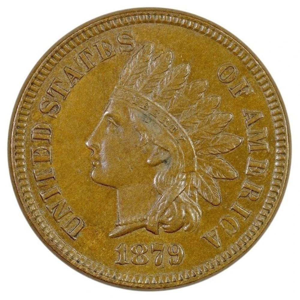 BU-60+ 1879 Indian Cent