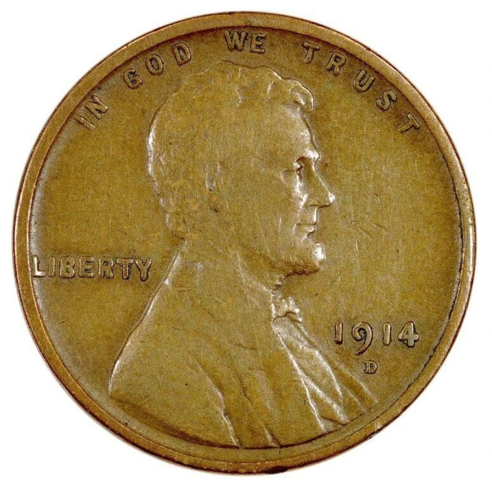VF-20 1914-D Lincoln Cent