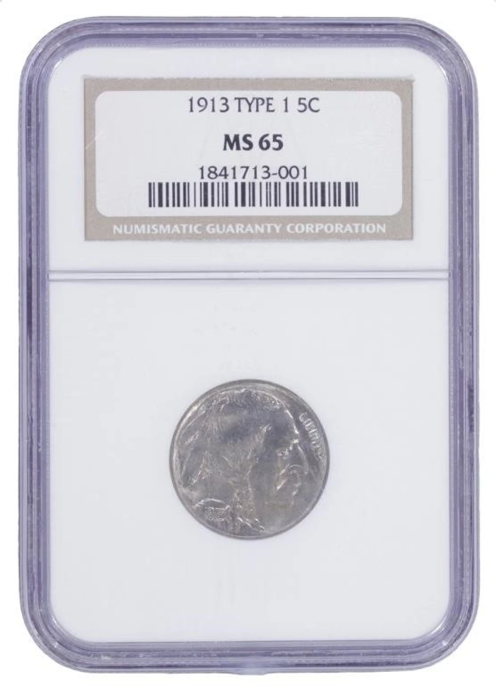 NGC MS-65 1913 TI Buffalo Nickel