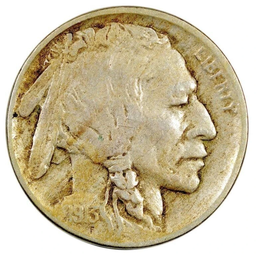 VF-30 1913-D TII Buffalo Nickel