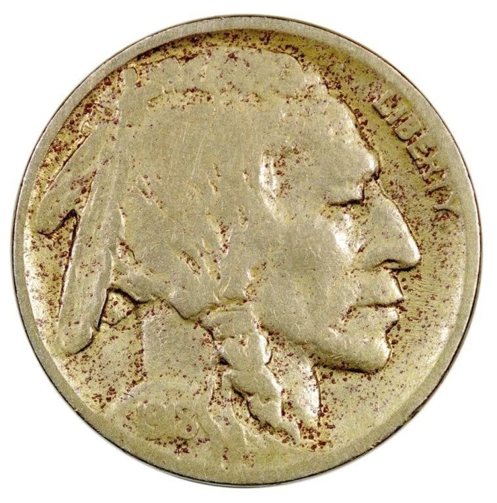 VG-F-10 1918/17-D Buffalo Nickel