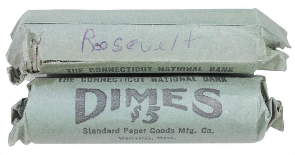 2 Rolls of Silver Roosevelt Dimes