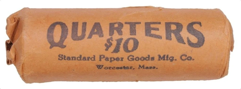 A 2nd Circulated Silver Washington Quarter Roll