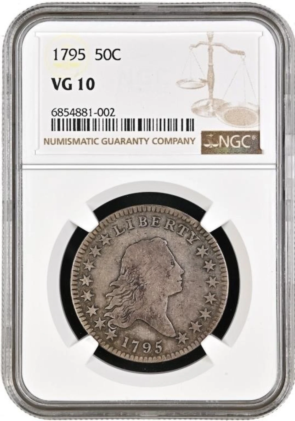 NGC VG-10 1795 Half Dollar
