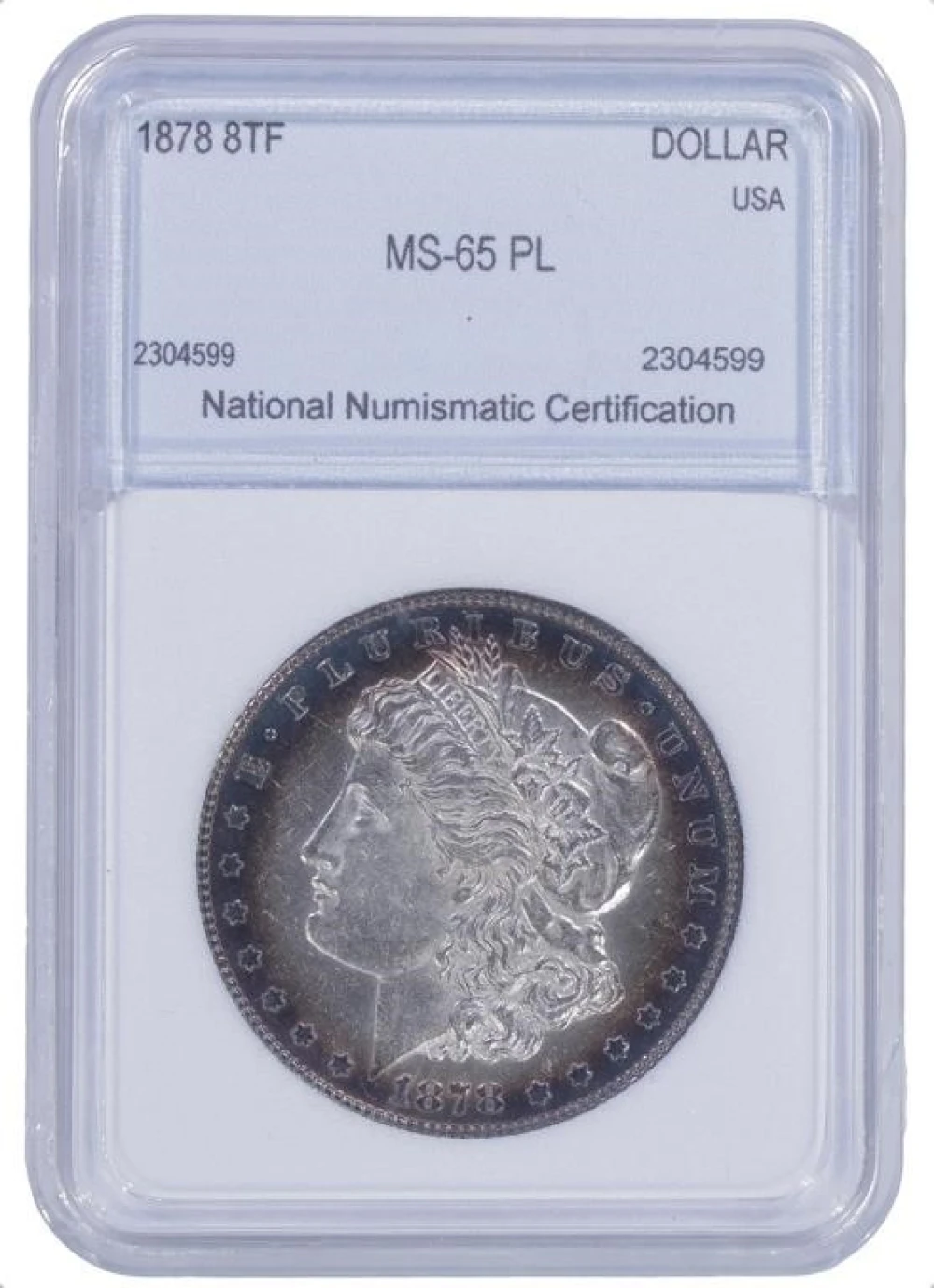 Generic Certified 1878 8TF Morgan Dollar