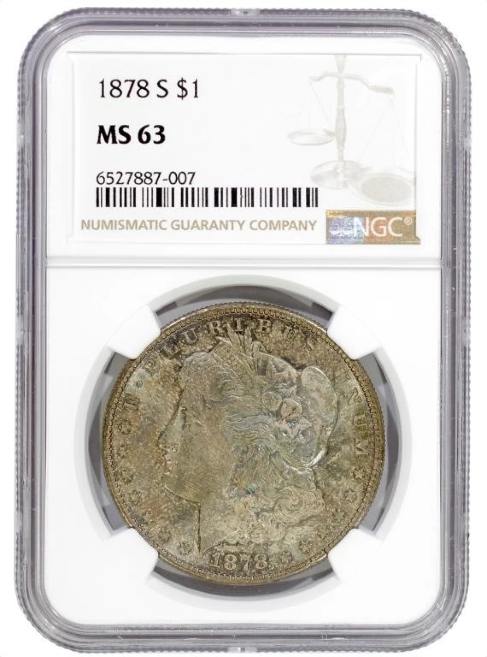 A 2nd NGC MS-63 1878-S Morgan Dollar