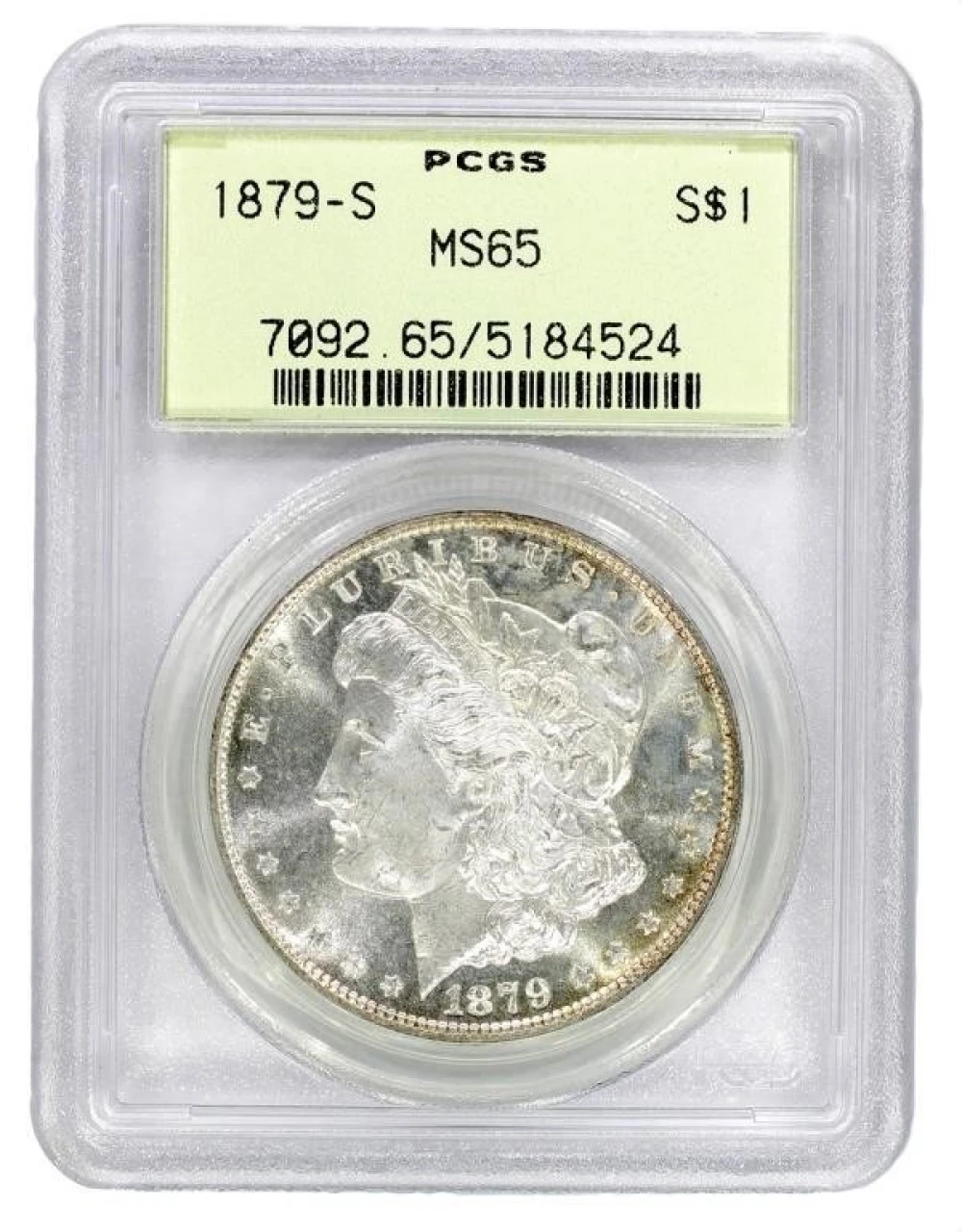 PCGS MS-65 1879-S Morgan Dollar