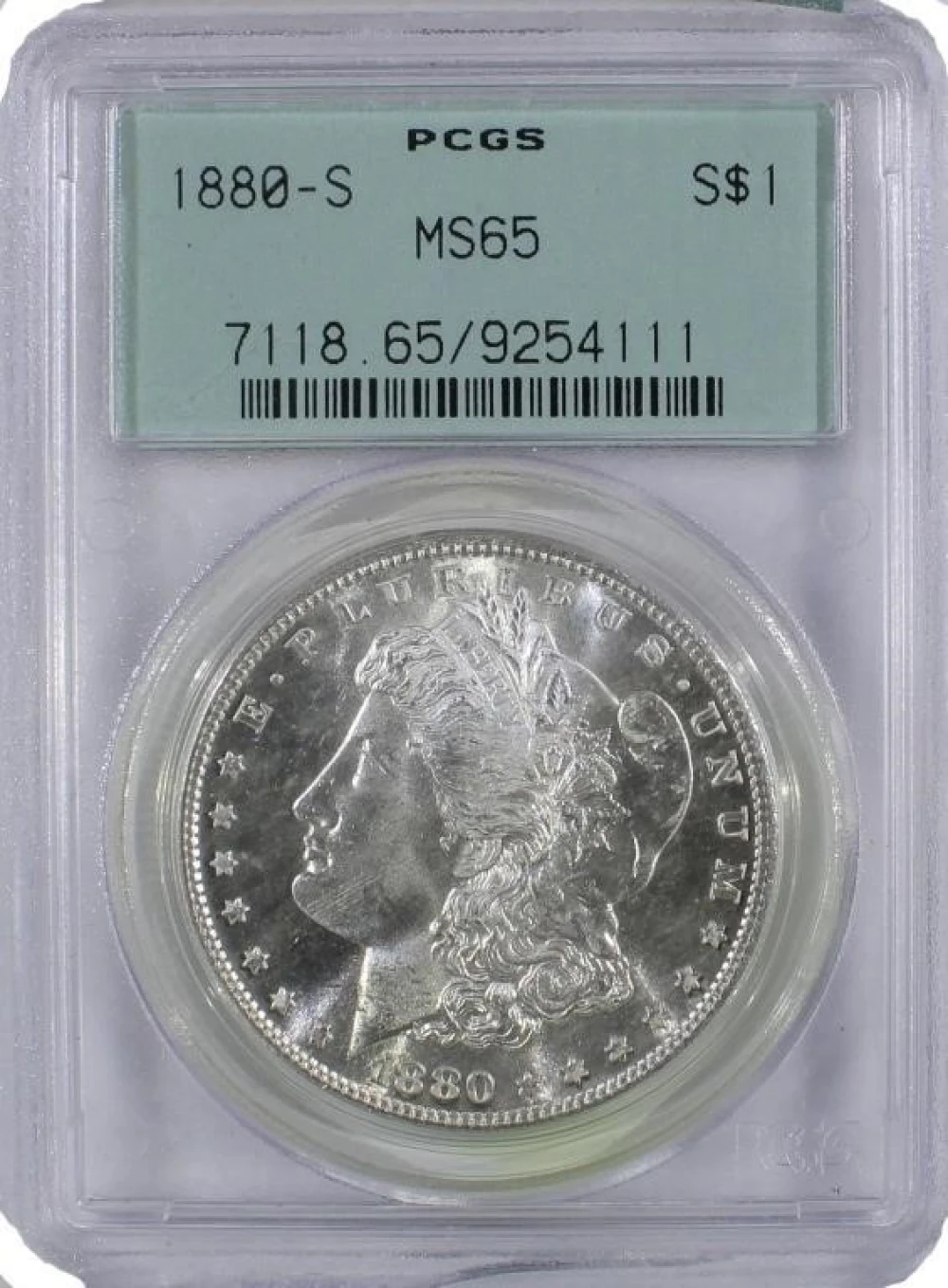 PCGS MS-65 1880-S Morgan Dollar