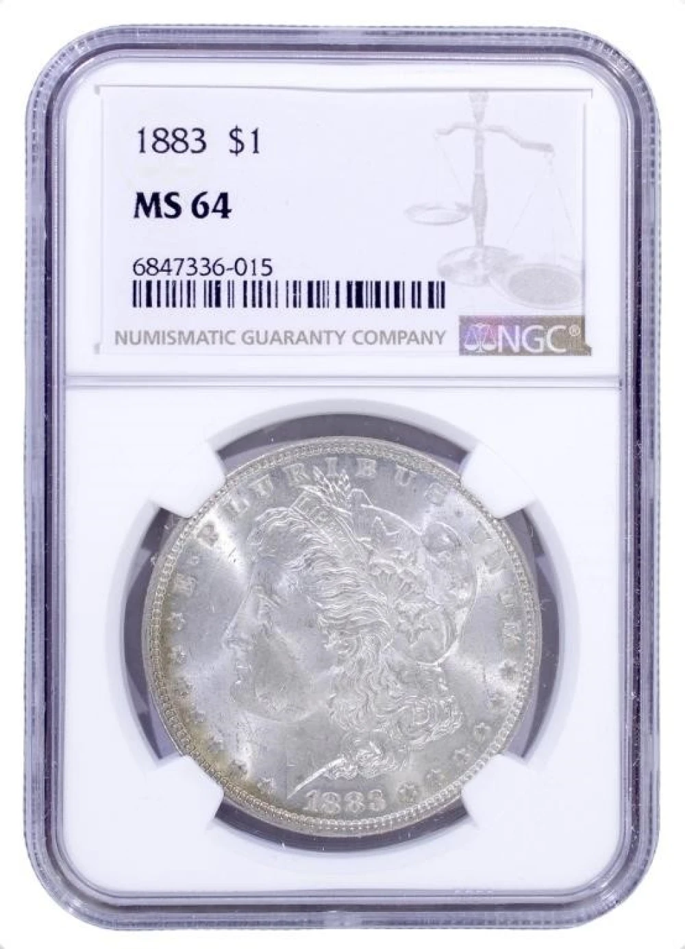 NGC MS-64 1883 Morgan Dollar