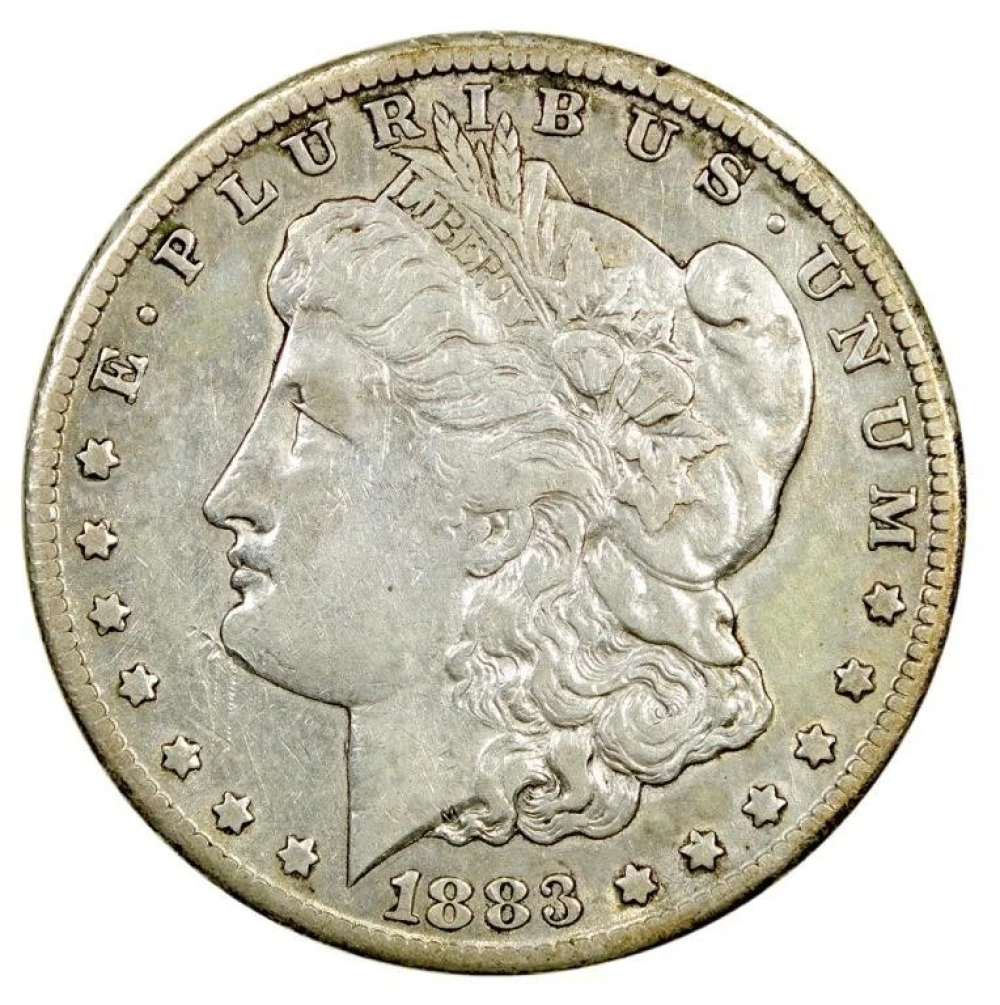 EF-45 1883-CC Morgan Dollar
