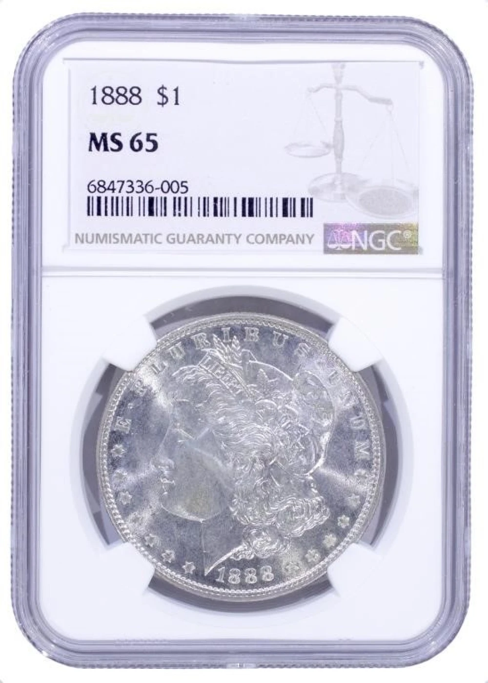 NGC MS-65 1888 Morgan Dollar