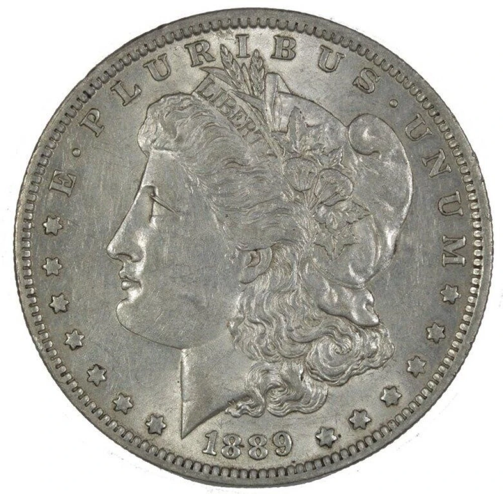 AU-50 1889-O Morgan Dollar