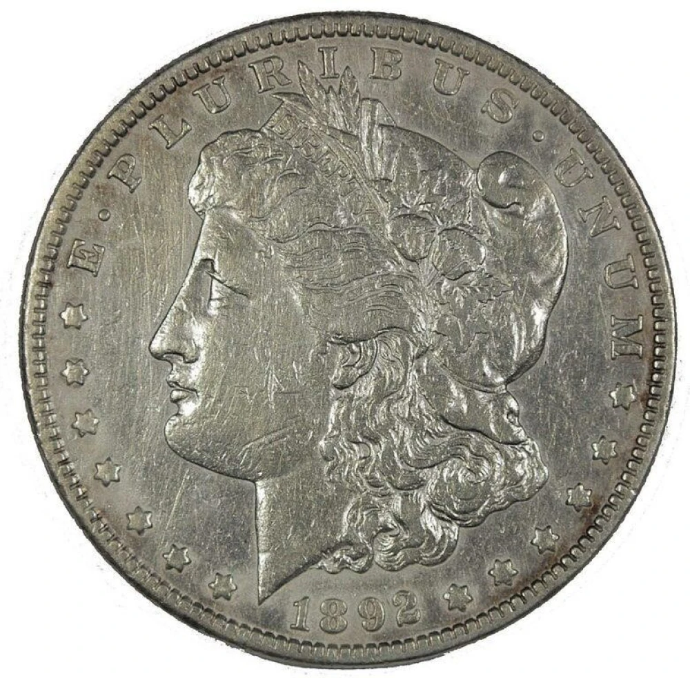 EF-40 Details 1892-S Morgan Dollar