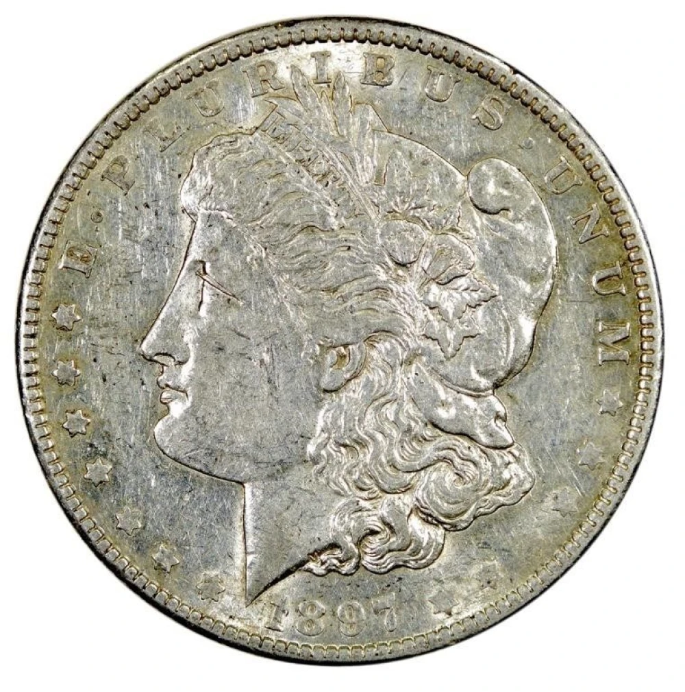 AU-50+ 1897-O Morgan Dollar