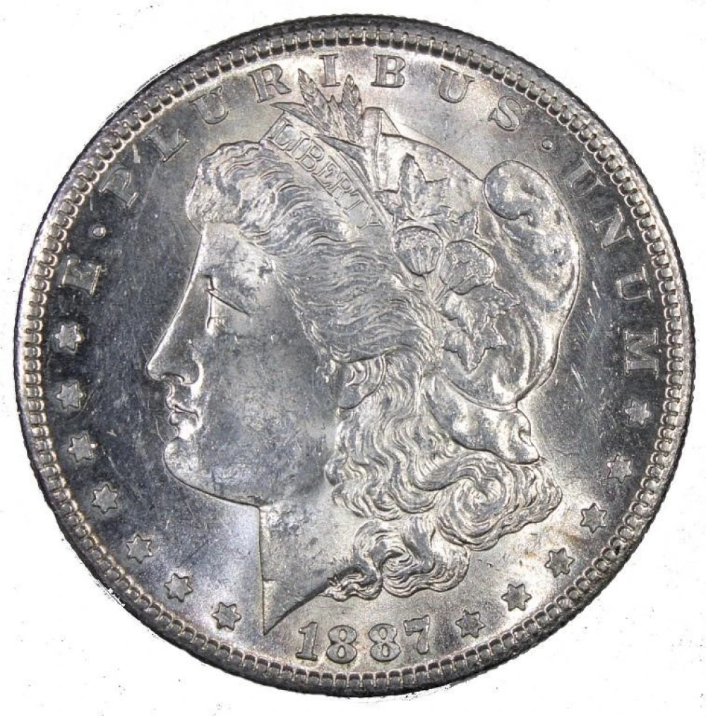 BU-60 1887-S Morgan Dollar
