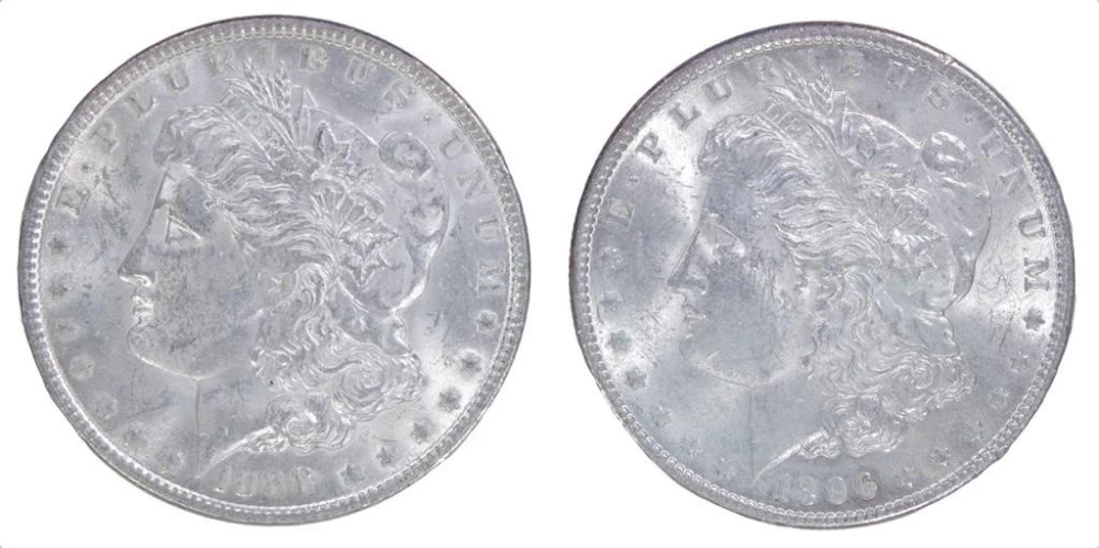 BU Morgan Dollar Pair
