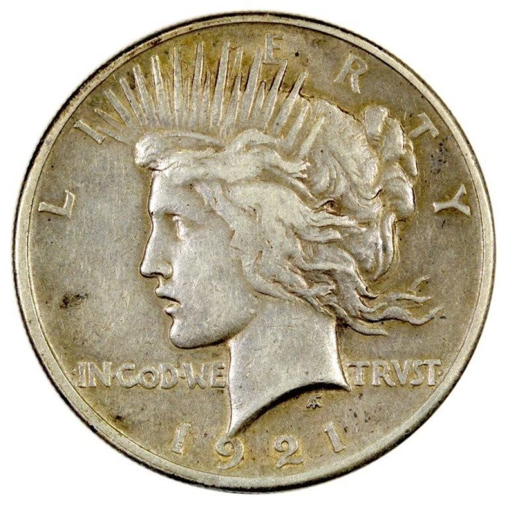 A 2nd EF-40 1921 Peace Dollar