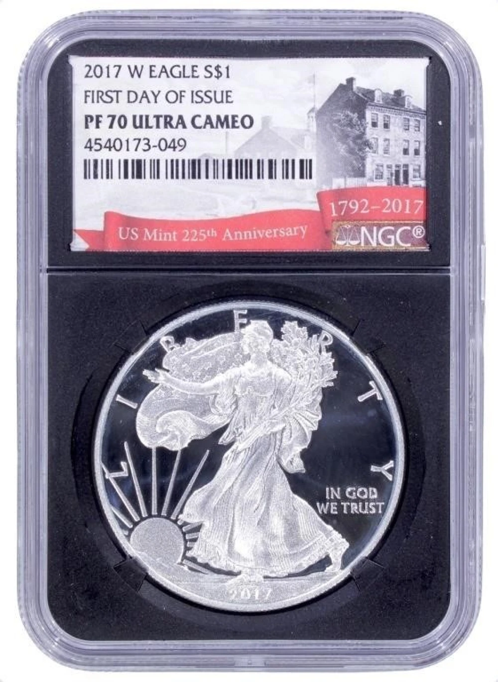2017-W NGC PF-70 Ultra Cameo Silver Eagle FDOI