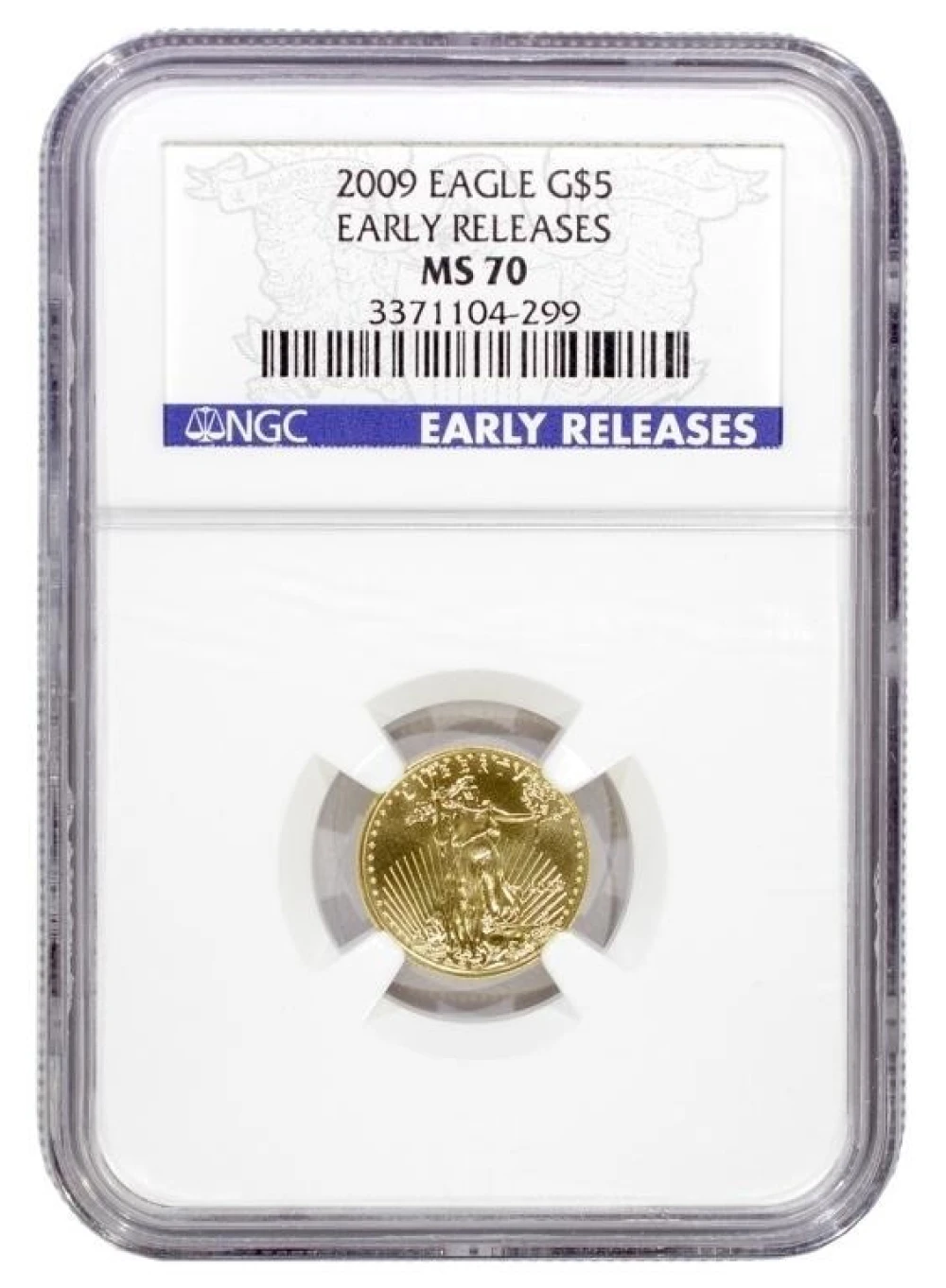 A 2nd NGC MS-70 2009 1/10 Oz Gold Eagle