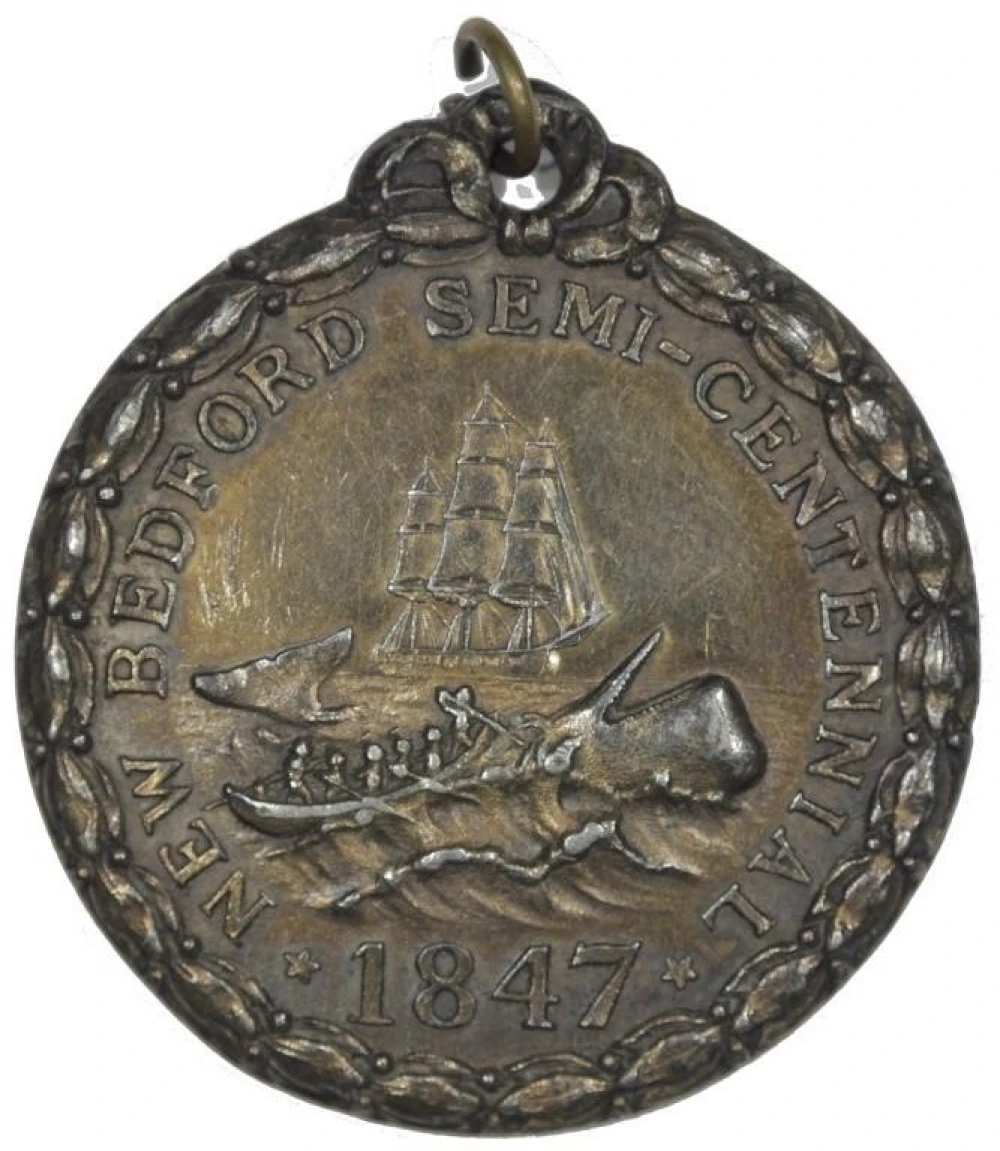 1897 New Bedford MA Semi-Centennial Medal