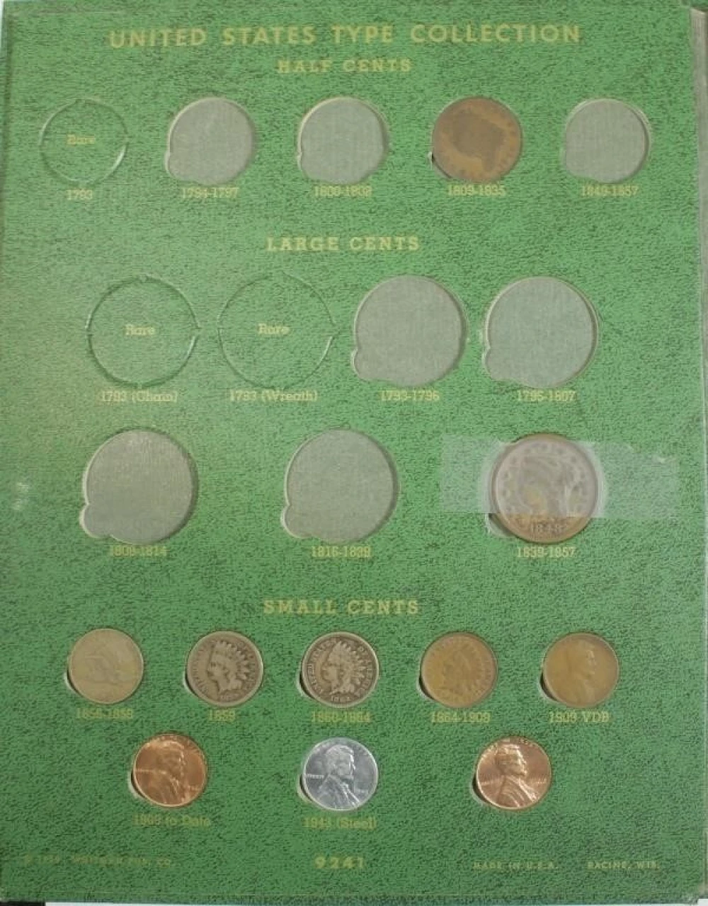 Partial U.S. Type Coin Collection