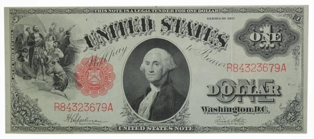 Nice EF 1917 $1 U.S. Note