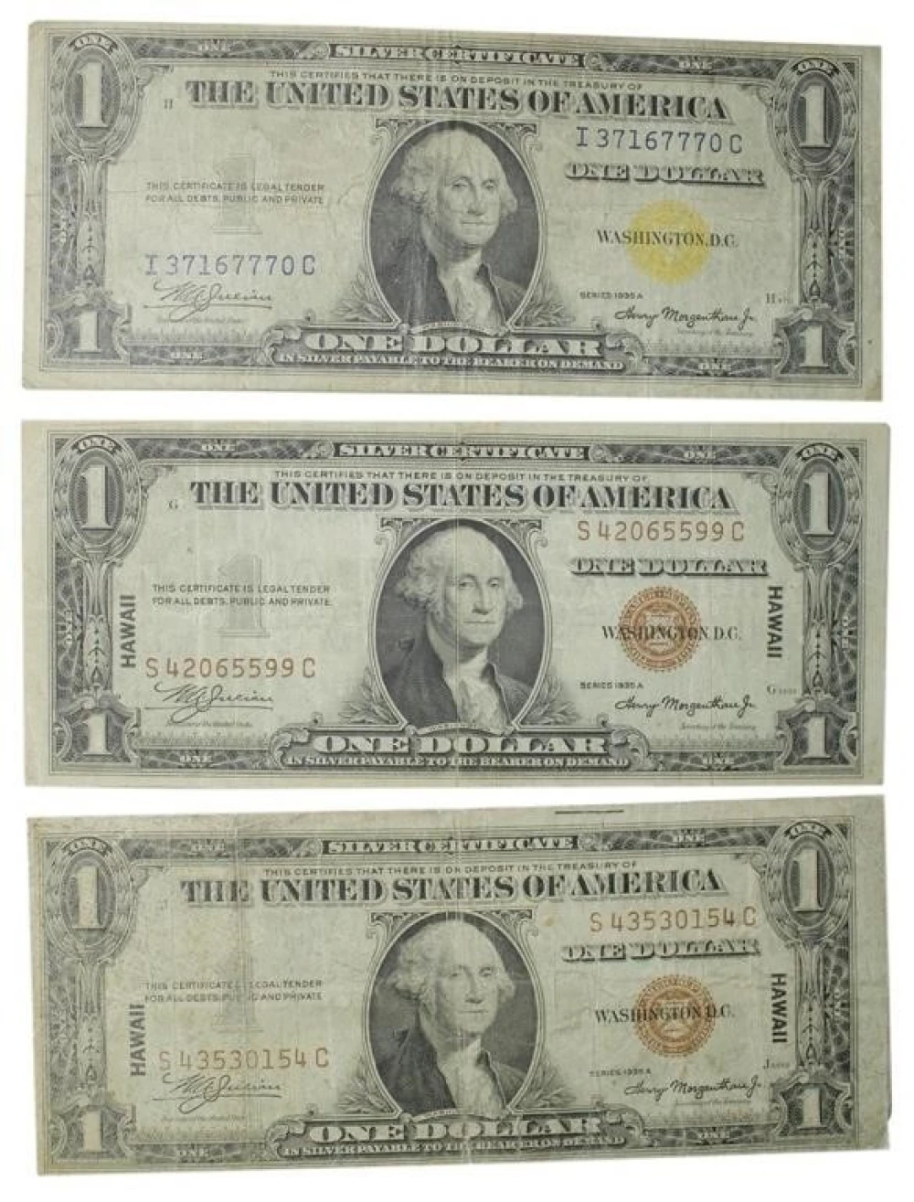 Hawaii & N. Africa $1 Trio