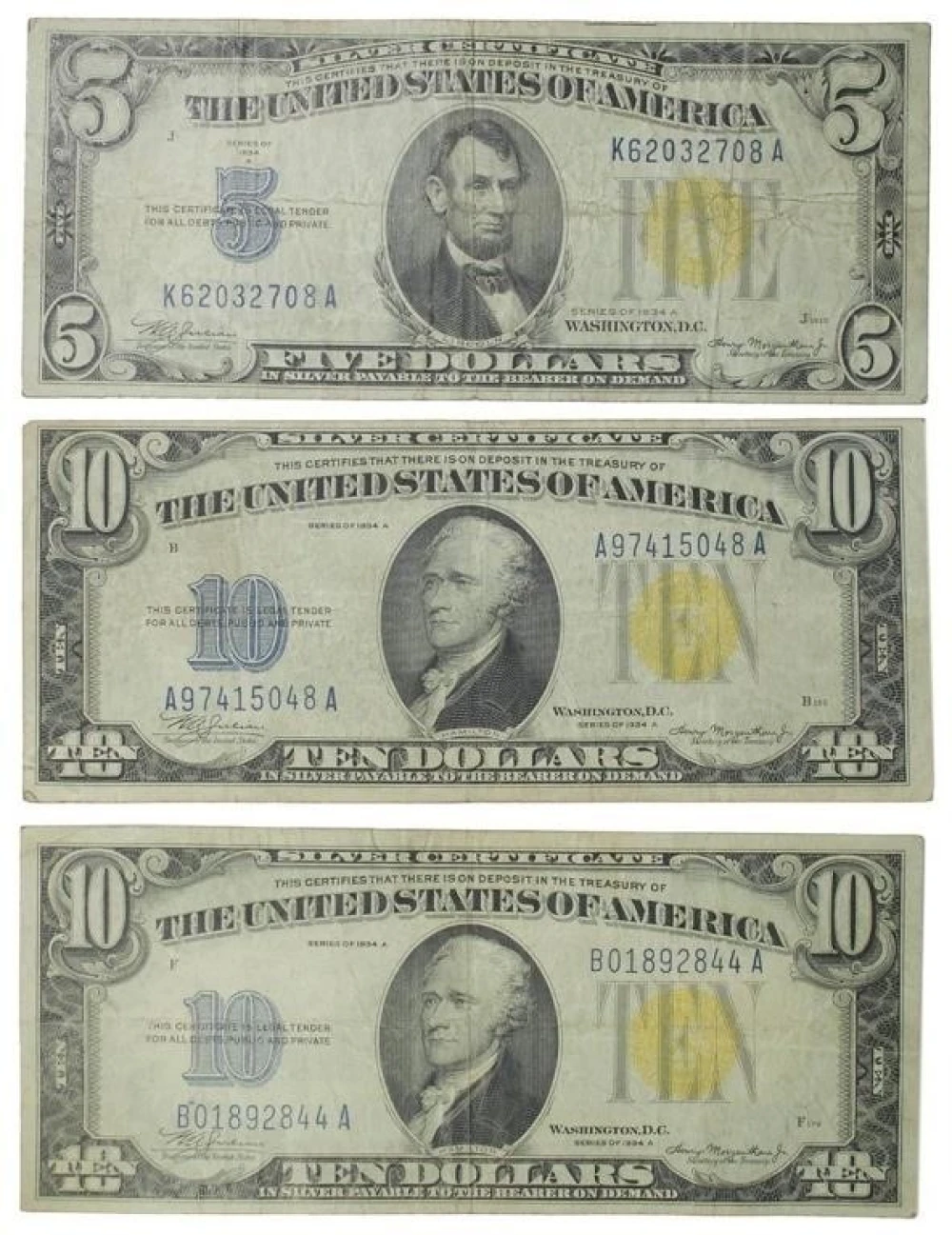 North Africa Series 1934-A Note Trio