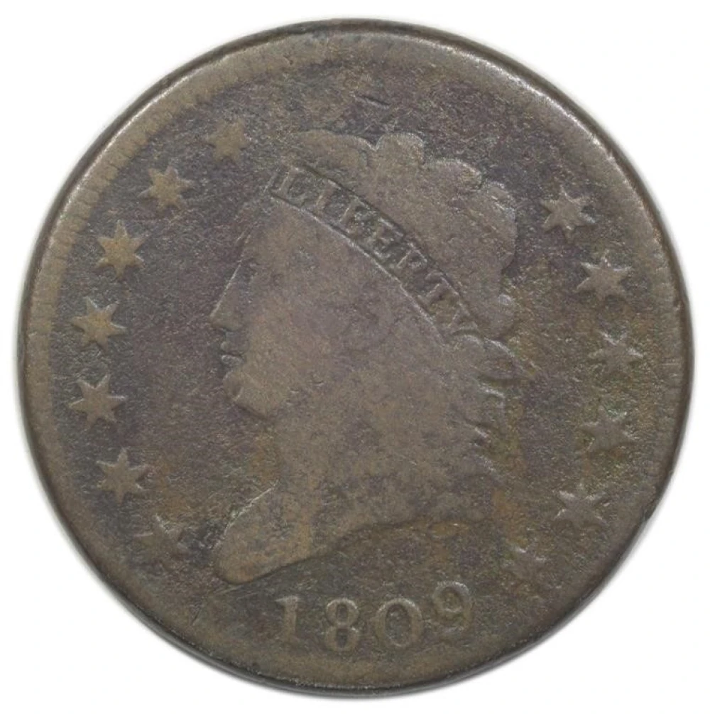VG+ 1809 Large Cent