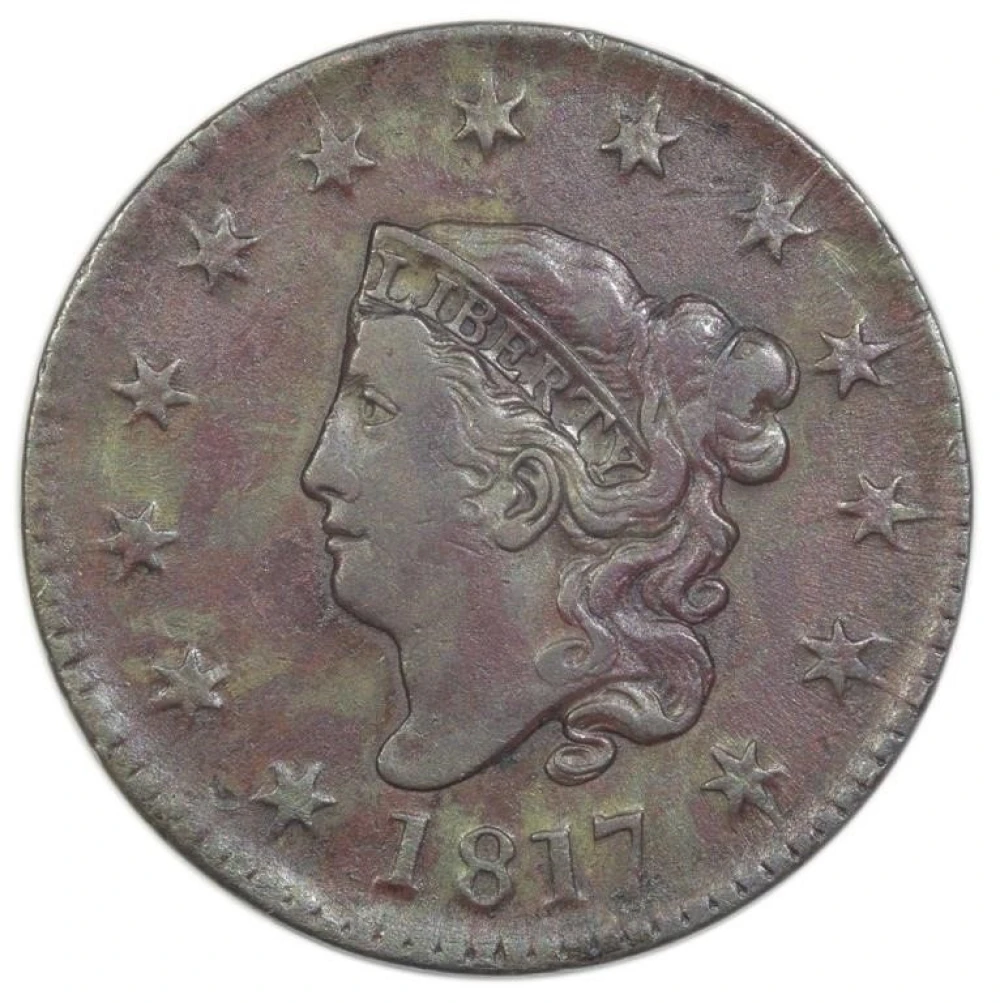 AU-50 1817 Cent