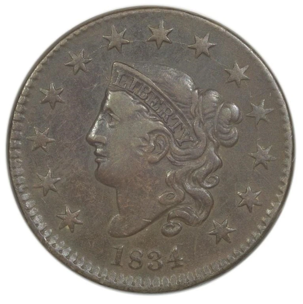 EF-40 1834 Cent