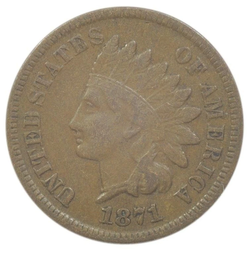 F+-15 1871 Indian Cent