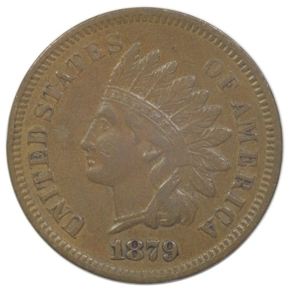 EF-40+ 1879 Indian Cent