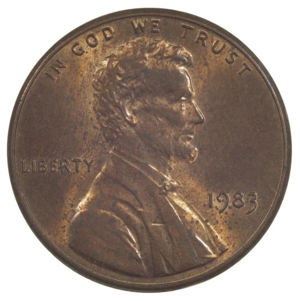 MS-63 RB 1983 Doubled Die Reverse Cent