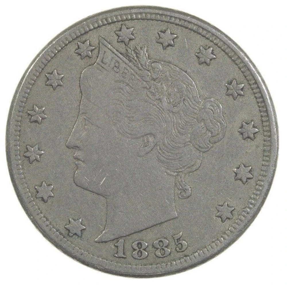 VF-35 1885 Liberty Nickel